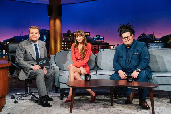 Dakota Johnson-Late Show with James Cordon