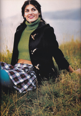Daniela Urzi for Elle Spain September 1999 by Juan Aldabalderecu