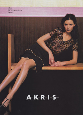 Danielle Zinaich for Akris Fall/Winter 1997.98 by Steven Klein