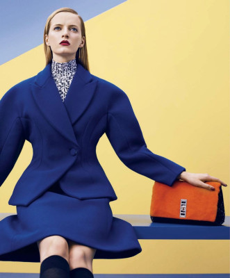 Daria Strokous ~ US Harpers Bazaar September 2014 by Nathaniel Goldberg