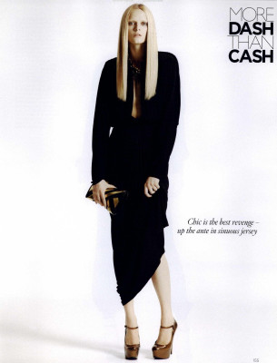 Daria Strokous ~ UK Vogue December 2009 by Paul Wetherell
