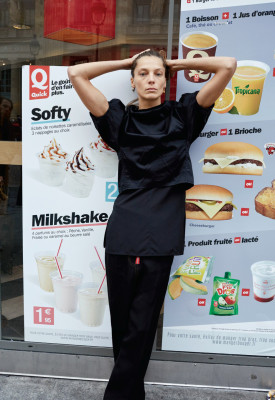 Daria Werbovy - photoshoot for POP MAGAZINE