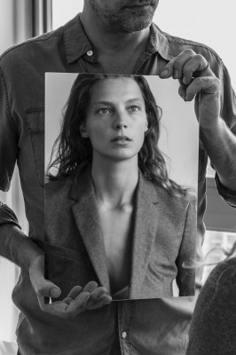 Daria Werbowy - photoshoot for Equipment Fall/Winter Campaign