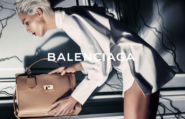 Daria Werbovy - photoshoot for Balenciaga Spring - Summer collection