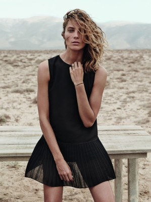 Daria Werbovy - photoshoor for MANGO SPRING/SUMMER LOOKBOOK
