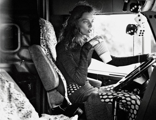 Daria Werbovy - photoshoot for PORTER MAGAZINE
