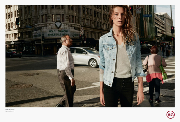 Daria Werbowy - by Cass Bird for AG Jeans Spring-Summer Campaign