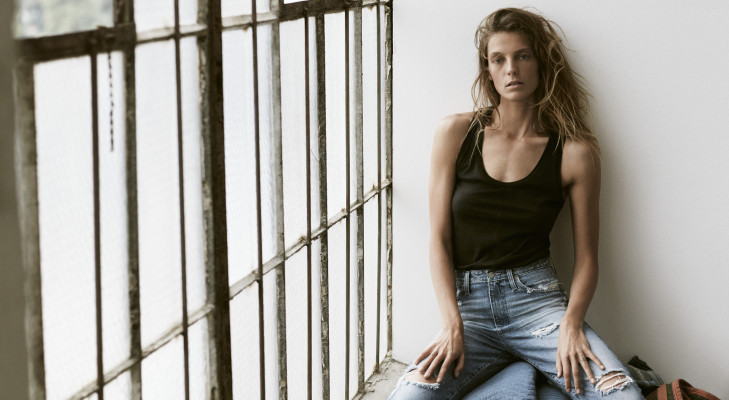 Daria Werbowy - by Cass Bird for AG Jeans Spring-Summer Campaign