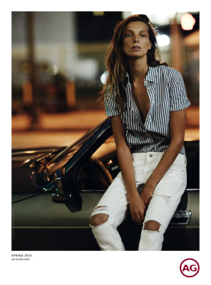 Daria Werbowy - by Cass Bird for AG Jeans Spring-Summer Campaign