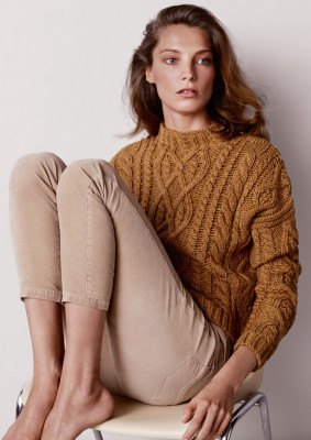 Daria Werbovy - photoshoot for MANGO WINTER LOOKBOOK