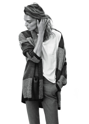 Daria Werbovy - photoshoot for MANGO WINTER LOOKBOOK