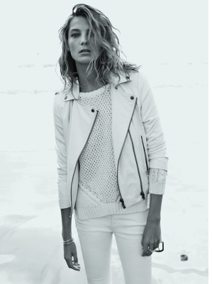 Daria Werbovy - photoshoor for MANGO SPRING/SUMMER LOOKBOOK