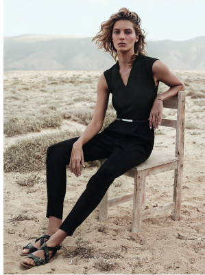 Daria Werbovy - photoshoor for MANGO SPRING/SUMMER LOOKBOOK