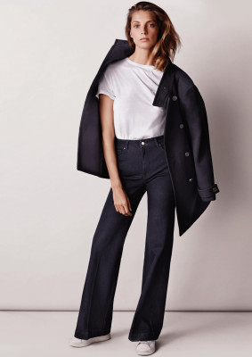 Daria Werbovy - photoshoot for MANGO WINTER LOOKBOOK