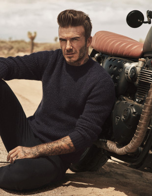 DAVID BECKHAM - FOR A ROAD TRIP IN LATEST H&M CAMPAGN