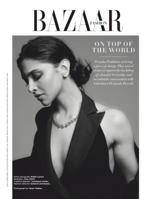 DEEPIKA PADUKONE in Harper’s Bazaar Magazine, India October 2019