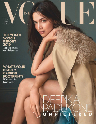 DEEPIKA PADUKONE in Vogue Magazine, India August 2019