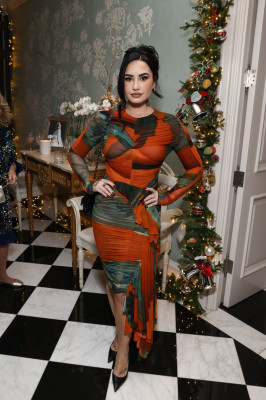 Demi Lovato – at Hilton&#039;s Family Holiday Celebration December 2024