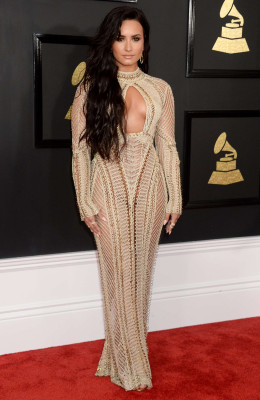 Demi Lovato – 59th GRAMMY Awards in Los Angeles