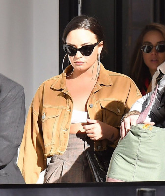 Demi Lovato at LAX Airport in Los Angeles 01/22/2018