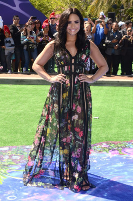 Demi Lovato at “Smurfs: The Lost Village” Premiere in Los Angeles