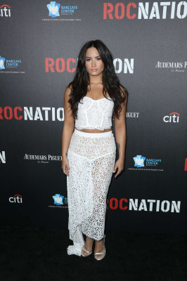 Demi Lovato – Roc Nation Pre-Grammy Brunch in Los Angeles