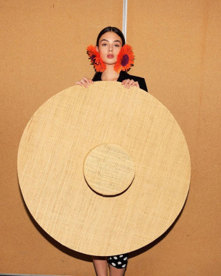 Deva Cassel ~  Jacquemus show on December 12, 2022 in Le Bourget France