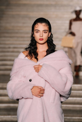 Deva Cassel at Max Mara Cruise fashion show at Reggia Di Caserta on June 2025