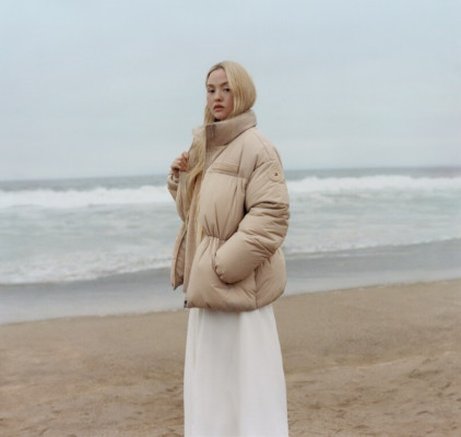 Devon Aoki for Tommy Hilfiger’s New York Puffer campaign
