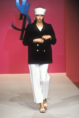 Diana Gartner for Yves Saint Laurent Paris spring 1998