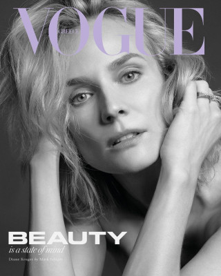Diane Kruger by Mark Seliger for Vogue Greece // 2021