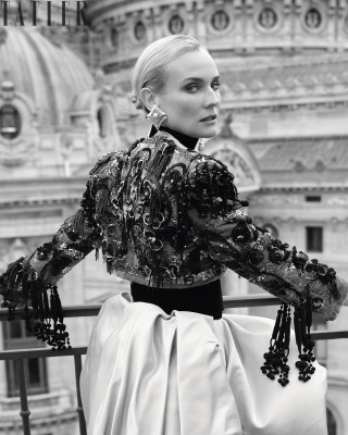 Diane Kruger ~ Tatler U.K. January 2023 by Luc Braquet 