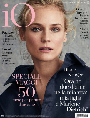 DIANE KRUGER in Io Donna Del Corriere Della Sera, November 2019