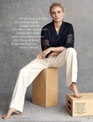DIANE KRUGER in Io Donna Del Corriere Della Sera, November 2019