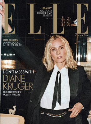Diane Kruger by Mattew Sprout for Elle Canada (Dec 2021/Jan 2022)