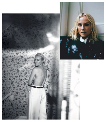 Diane Kruger by Mattew Sprout for Elle Canada (Dec 2021/Jan 2022)
