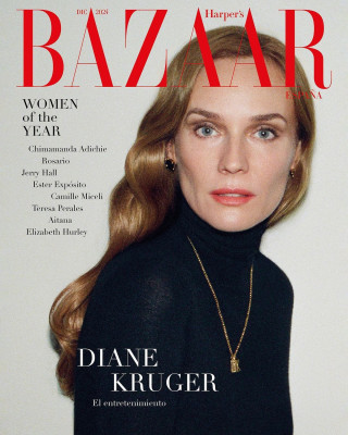 Diane Kruger for Harper&#039;s Bazaar España December 2024  by Pablo Sáez