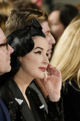 DITA VON TEESE at Alexis Mabille Spring/Summer 2020 Fashion Show in Paris 01/21/
