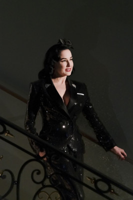DITA VON TEESE at Alexis Mabille Spring/Summer 2020 Fashion Show in Paris 01/21/