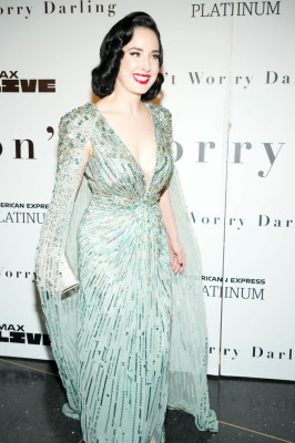Dita Von Teese - Don’t Worry Darling Photocall in New York 2022