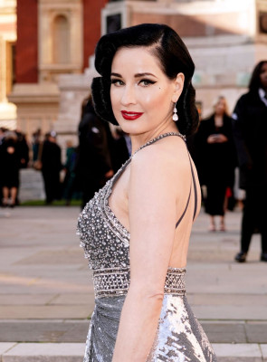 Dita Von Teese - Oivier Awards 2023 at Royal Albert Hall in London