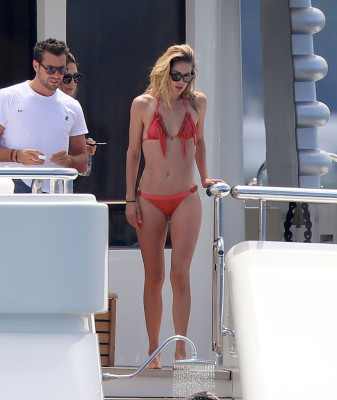 DOUTZEN KROES in Bikini at a Yacht in France 07/27/2017