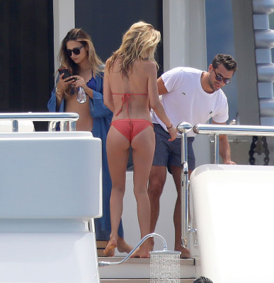 DOUTZEN KROES in Bikini at a Yacht in France 07/27/2017