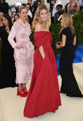 Doutzen Kroes at MET Gala in New York 05/01/2017