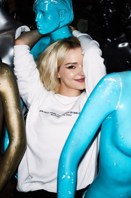 DOVE CAMERON for Dove Merchandise Clothing Line, November 2019