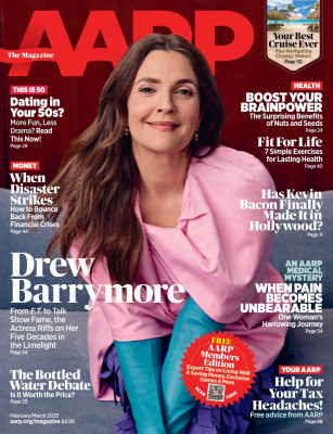 Drew Barrymore for AARP 02-03-2025