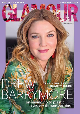 Drew Barrymore – Glamour UK January 2019