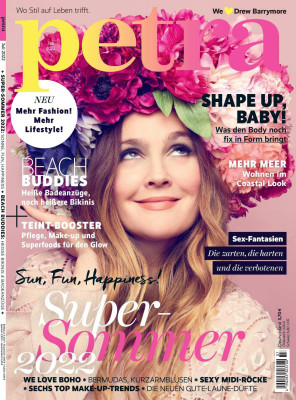 Drew Barrymore for Petra Magazine Germany July 2022