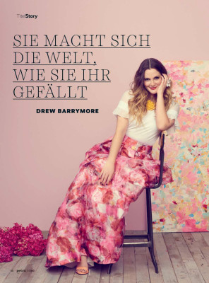 Drew Barrymore for Petra Magazine Germany July 2022