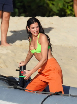 Dua Lipa - St. Barts, Caribbean 12/31/2021 